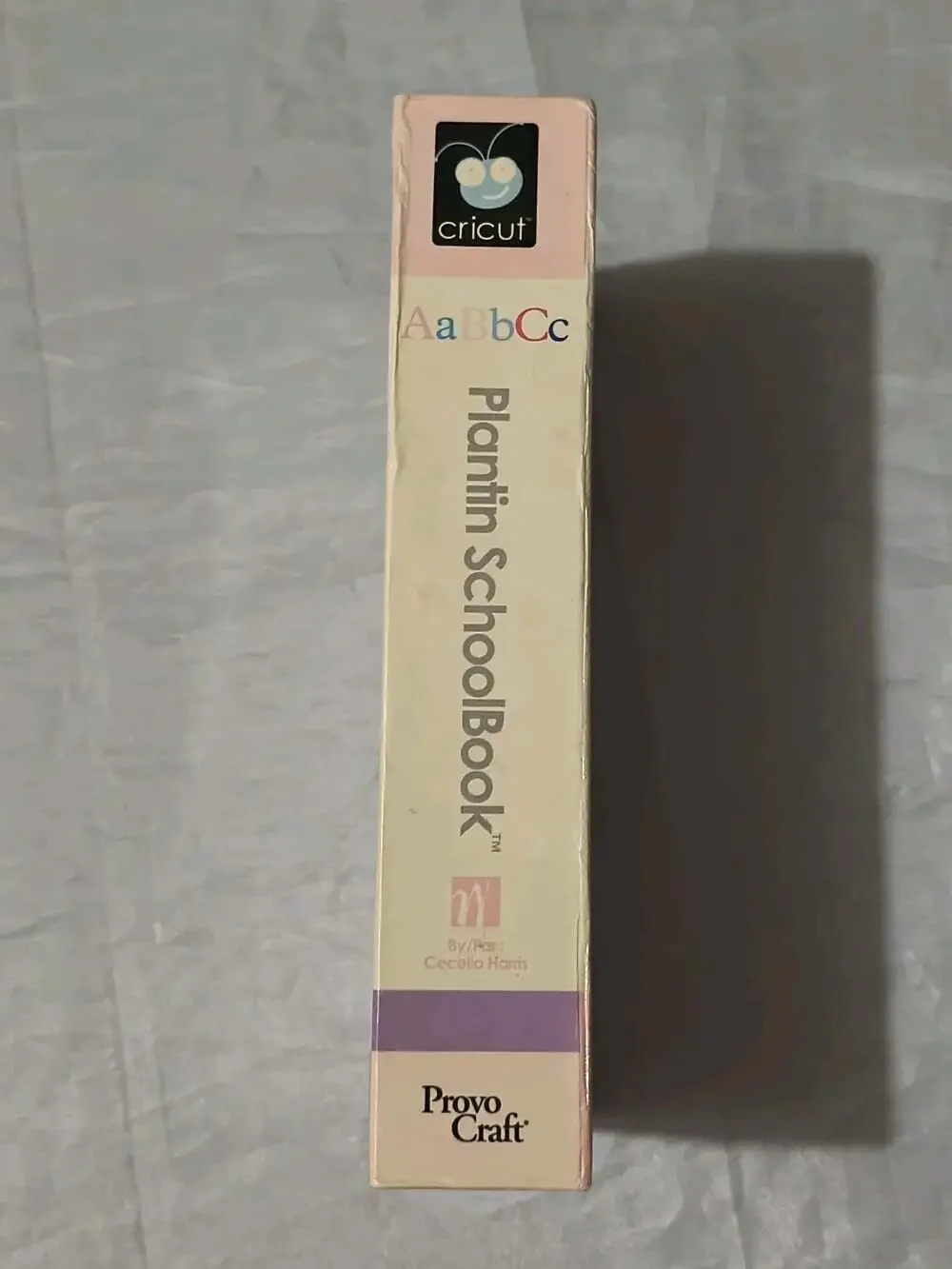 Cricut Cartridge Plantin SchoolBook COMPLETE w/ Overlay & Handbook Font Shapes